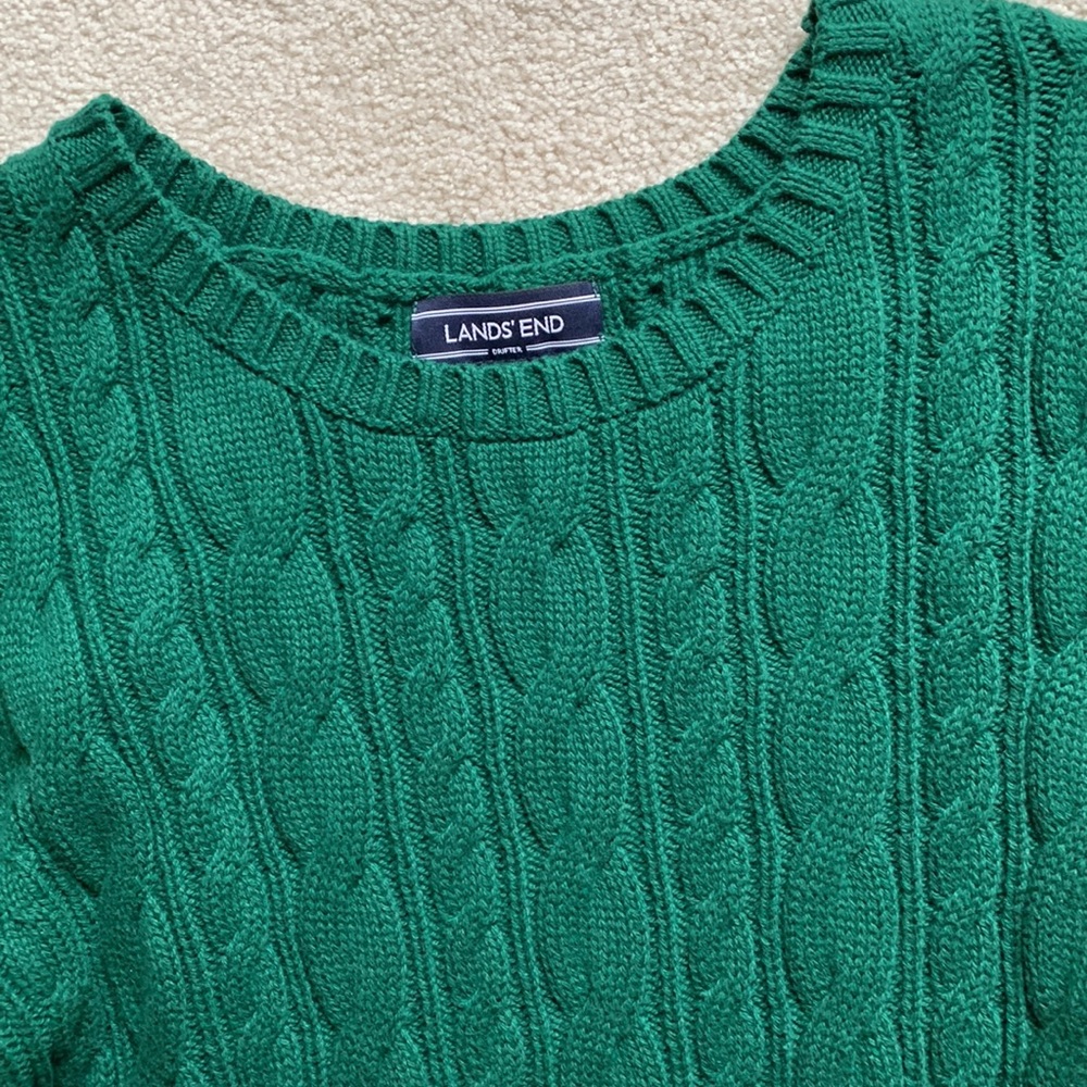 Lands End "Drifter" Cable Sweater